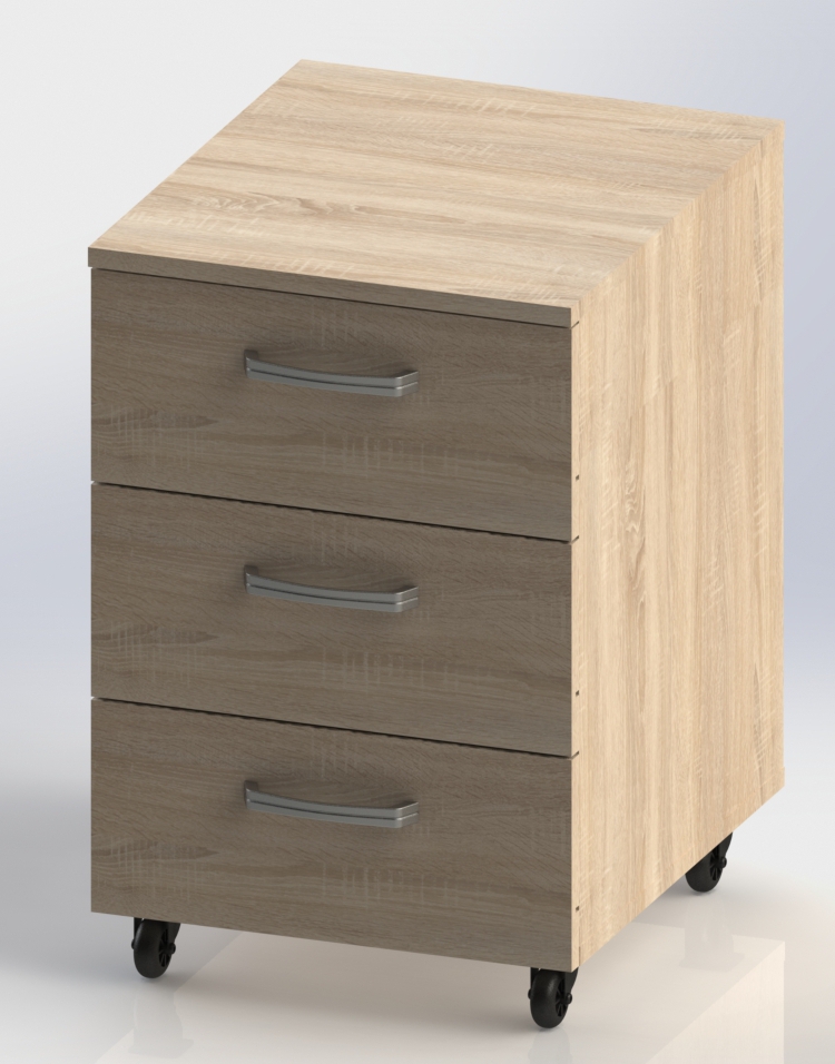 Тумба мобільна AMF 400x600x470 дуб сонома